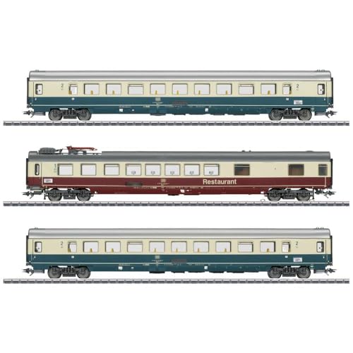 Märklin 43767 H0 3er-Set Personenwagen Fern Express FD 1980 Königssee der DB, MHI Set 1 von Märklin