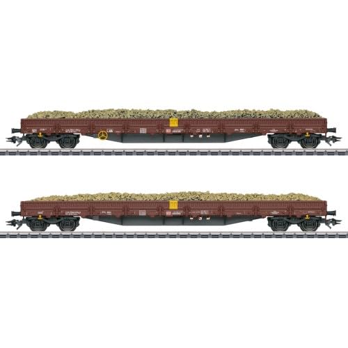 47159 Niederbordwagen-Set Res-x, DB AG, Ep. VI (WECHSELSTROM/AC) von Märklin