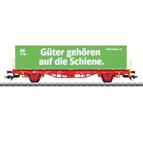 47585 H0 Containertragwagen Lgs 580 mit DB-Cargo Container, DB AG, Ep. VI 47585 H0 Containertragwagen Lgs 580 mit DB-Cargo Container, DB AG, Ep. VI von Märklin