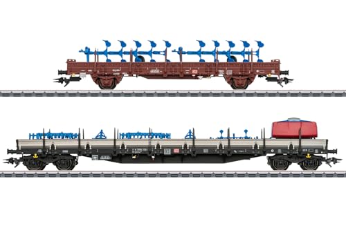 Güterwagen-Set 1 Landwirtschaftliche Geräte von Märklin