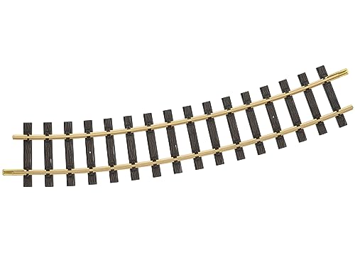 LGB – gebogenes Gleis Radius 3-22,5° – L16000, gebogenes Gleiselement, Gleiserweiterung für Gartenbahn, Gleismaterial, Zubehör, Spur G, Maßstab 1:22,5 LGB – gebogenes Gleis Radius 3-22,5° – L16000, gebogenes Gleiselement, Gleiserweiterung für Gartenbahn, Gleismaterial, Zubehör, Spur G, Maßstab 1:22,5 von Märklin