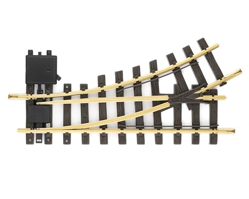 LGB – Handweiche Links R1 – 30° - 12100, Gleiserweiterung für Gartenbahn, Gleismaterial, Zubehör, Spur G, Maßstab 1:22,5 LGB – Handweiche Links R1 – 30° - 12100, Gleiserweiterung für Gartenbahn, Gleismaterial, Zubehör, Spur G, Maßstab 1:22,5 von LGB