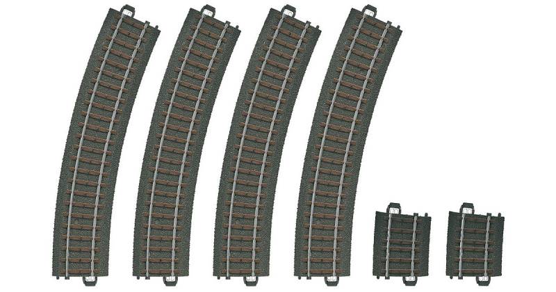 Märklin Start Up 020299 Märklin Start up - Gleis-Set gebogen braun/grün von Märklin
