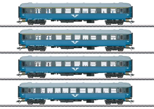 Märklin 43787 H0 4er-Set Personenwagen B1 der SJ Märklin 43787 H0 4er-Set Personenwagen B1 der SJ von Märklin