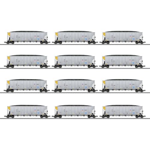 Märklin 45665 H0 12er-Set US Hopper Car der Union Pacific Railroad - Ideal für Ganzzüge, Modellbahnwagen-Set für Erwachsene Hobbyisten, männlich, Hopper Car, Divers Märklin 45665 H0 12er-Set US Hopper Car der Union Pacific Railroad - Ideal für Ganzzüge, Modellbahnwagen-Set für Erwachsene Hobbyisten, männlich, Hopper Car, Divers von Märklin