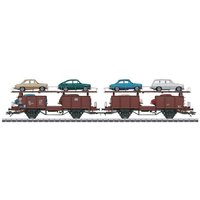 Märklin 46129 H0 Paar Autotransportwagen Laaes der DB Modellauto-Beladung VW Typ 3 1500 und 1600 Märklin 46129 H0 Paar Autotransportwagen Laaes der DB Modellauto-Beladung VW Typ 3 1500 und 1600 von Märklin