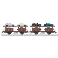 Märklin 46139 H0 Paar Autotransportwagen Laaes der DB Modellauto-Beladung VW Typ 3 1500 und 1600 von Märklin
