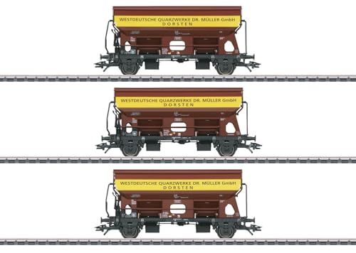 Märklin 46335 H0 3er-Set Schwenkdachwagen Tdgs 930 Westdeutsche Quarzwerke der DB von Märklin