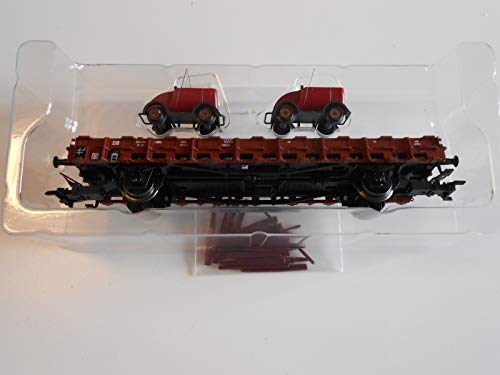 Märklin 46403 DB Niederbordwagen 2-achsig beladen mit Zwei Draisinen. von Märklin