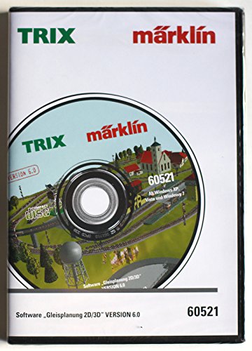 Märklin 60521 - Märklin-Software "Gleisplanung 2D/3D", Spur H0, 19 x 13.4 x 1.4 CM von Märklin