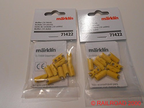 Märklin 71422 - Muffen gelb, 2X 10 Stück Märklin 71422 - Muffen gelb, 2X 10 Stück von Märklin