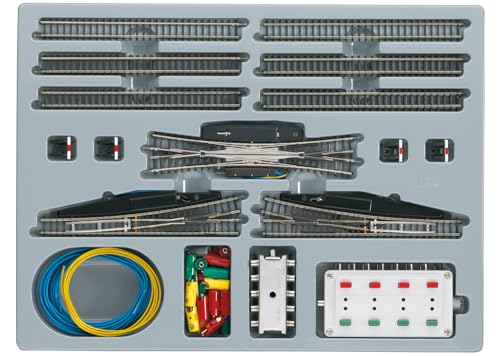 Märklin - 8194 Spur Z - Starter Set Erweiterung - Gleissystem Erweiterung - Detaillierte Ausführung - Ideal für Modellbahnliebhaber - Maßstab 1:220 Märklin - 8194 Spur Z - Starter Set Erweiterung - Gleissystem Erweiterung - Detaillierte Ausführung - Ideal für Modellbahnliebhaber - Maßstab 1:220 von Märklin