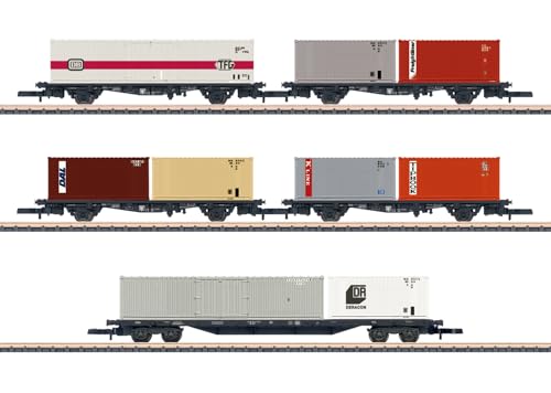 Märklin 82664 Z 5er-Set Wagen Container-Transport, MHI von Märklin