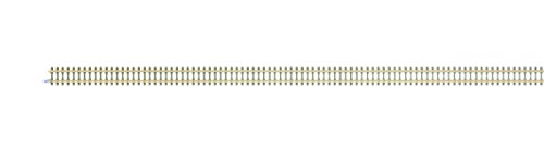 Märklin 85941 - Flexibles Gleis, Länge 660 mm, Inhalt 10 Stück, Spur Z von Märklin