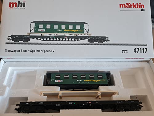 Märklin H0 47117 Tragwagen Sgs 693 mit Wagenkasten DBAG Märklin H0 47117 Tragwagen Sgs 693 mit Wagenkasten DBAG von Märklin