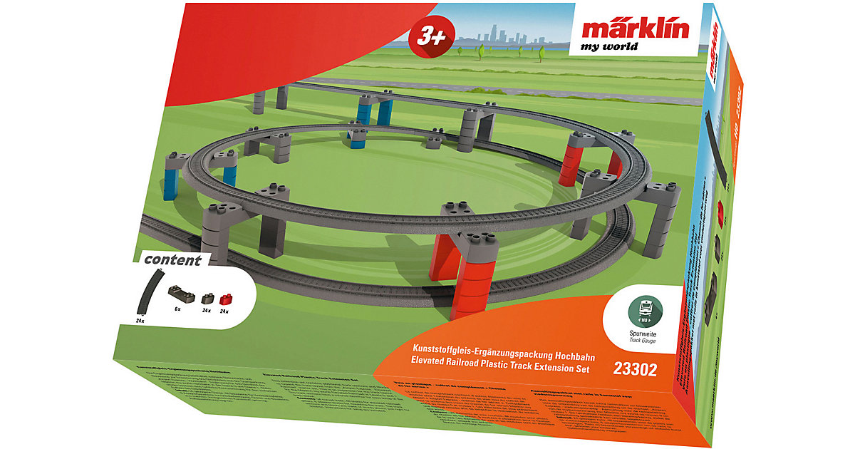 Märklin My World 023302 Gleisergänzungsp.z.Hochbahn Märklin My World 023302 Gleisergänzungsp.z.Hochbahn von Märklin