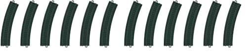 Märklin My World 23130 - Kunststoffgleise gebogen R1 : 360 mm/30º (Inhalt: 6 Gleise) (Packung mit 2) von Märklin