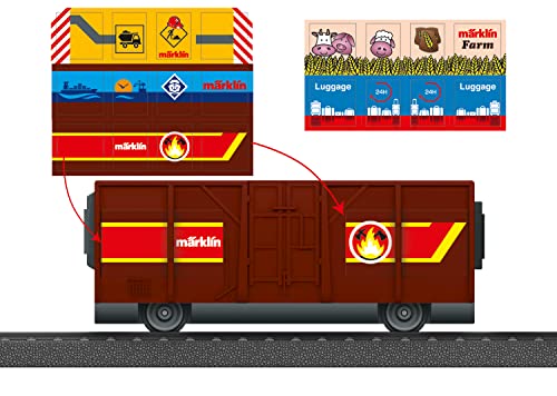 Märklin My world 44143 - Offener Güterwagen mit Stickerbogen von Märklin