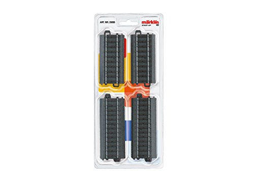 Märklin start up 20099 - Modelleisenbahn C- Gleis-Set gerade - Inhalt: 4 Gleise x 94,2 mm, 2 Gleise x 77,5 mm - Spur H0 Märklin start up 20099 - Modelleisenbahn C- Gleis-Set gerade - Inhalt: 4 Gleise x 94,2 mm, 2 Gleise x 77,5 mm - Spur H0 von Märklin start up