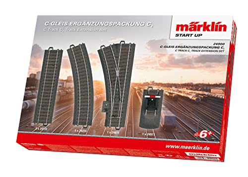 Märklin Start up 24900 - C-Gleis Ergänzungspackung C1, Modelleisenbahn Spur H0 von Märklin