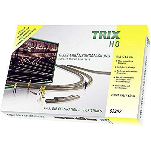 Trix 62902 Ergänzungs-Set C 2 - Spur H0 - Gleise und Weichen - Zweileiter-Gleissystem von Trix