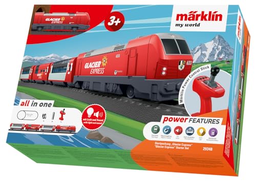 Märklin My World 29348 - Startpackung Glacier Express, akkubetrieben, mit USB Ladekabel und Magnetkupplungen Märklin My World 29348 - Startpackung Glacier Express, akkubetrieben, mit USB Ladekabel und Magnetkupplungen von Märklin