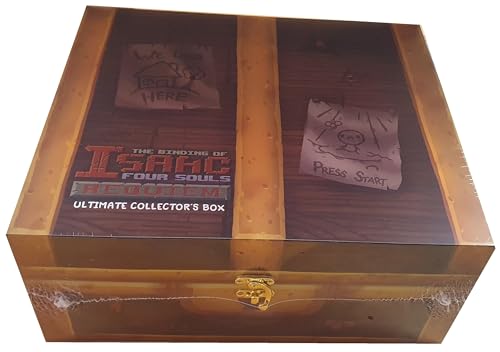 Maestro Media Binding of Isaac Four Souls Requiem Ultimate Edition Brettspiel | Die komplette Kollektion | Sammler Big Boi Box | Kickstarter Edition mit Warp-Karten Maestro Media Binding of Isaac Four Souls Requiem Ultimate Edition Brettspiel | Die komplette Kollektion | Sammler Big Boi Box | Kickstarter Edition mit Warp-Karten von Maestro Media