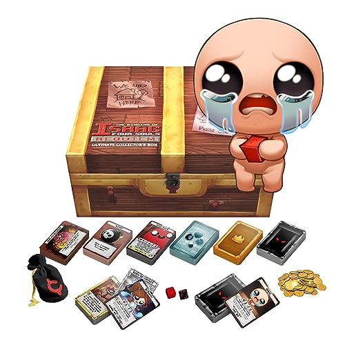 Maestro 76243 Binding of Isaac: Four Requiem-The Ultimate Collection-EN Boardgame, Bunt, Rechteckig von Maestro