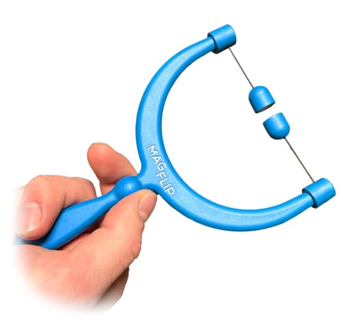 MagFlip - Geschicklichkeitsspiel Fidget Toy Gedulds-Spiel mit schwebenden Magneten & Kugellager Finger-Spielzeug für Kinder & Erwachsene Made in Germany (by Tomary) von MagToys