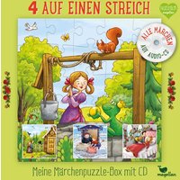 4 auf einen Streich - Meine Märchenpuzzle-Box (Kinderpuzzle) von Magellan GmbH