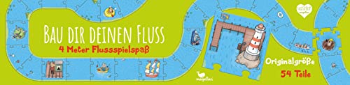 BAU dir deinen Fluss - 4 Meter Flussspielspaß: EIN Anlegespiel für Kinder ab 4 Jahren aus der Spielreihe BAU dir Deine Welt von Magellan GmbH