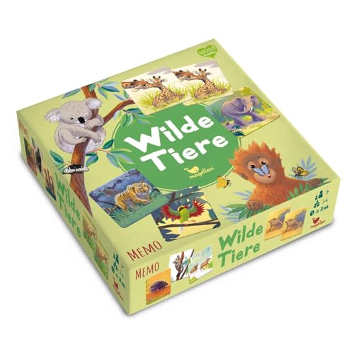 Wilde Tiere - Memo: Großer Memo-Spaß mit niedlichen Wildtieren! von Magellan GmbH