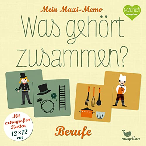 was gehört zusammen? - Berufe (Kinderspiel): Mein Maxi-Memo von Magellan GmbH