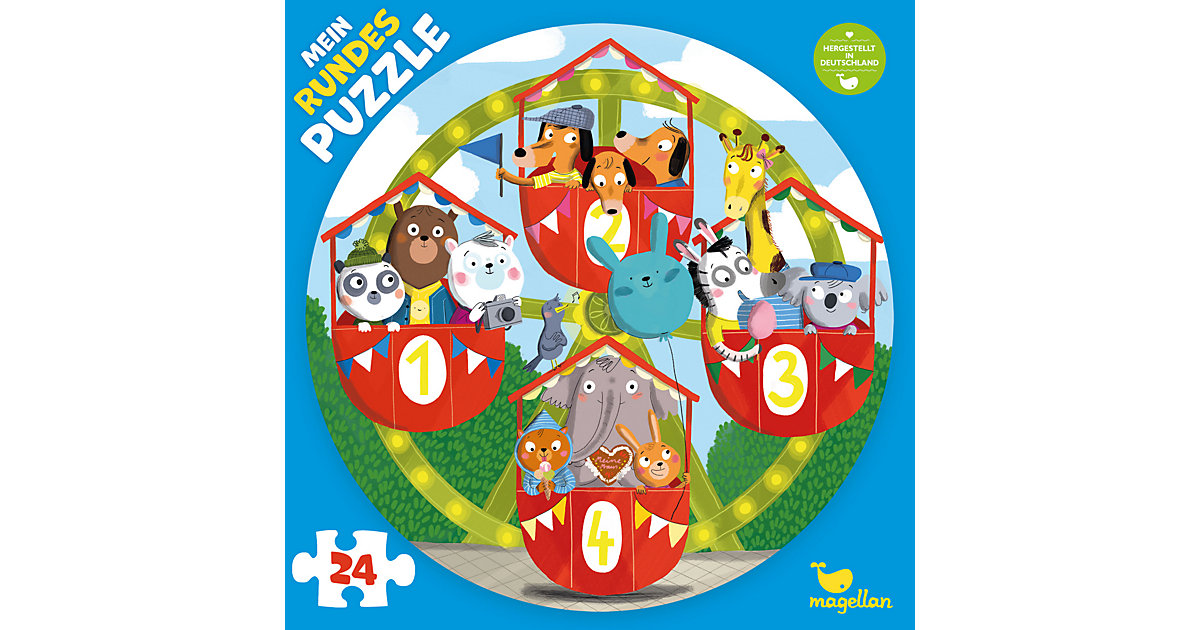 Buch - Mein rundes Puzzle: Auf dem Riesenrad (Kinderpuzzle) von Magellan Verlag