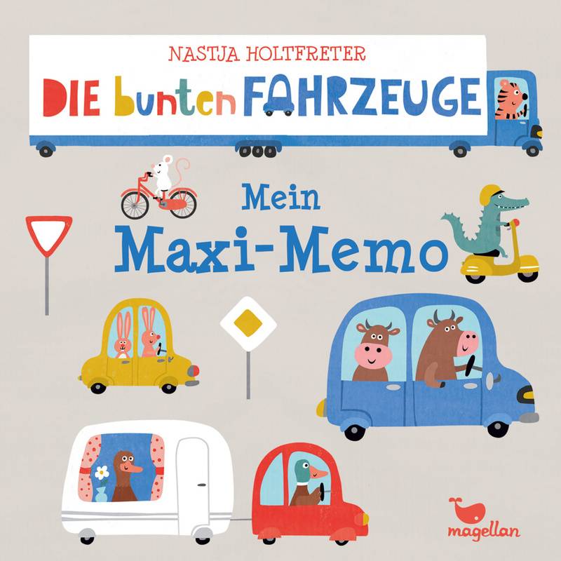 Die bunten Fahrzeuge – Mein Maxi-Memo von Magellan Verlag