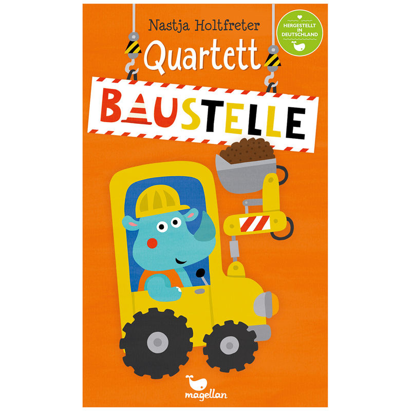 Kartenspiel QUARTETT - BAUSTELLE 32-teilig von Magellan Verlag