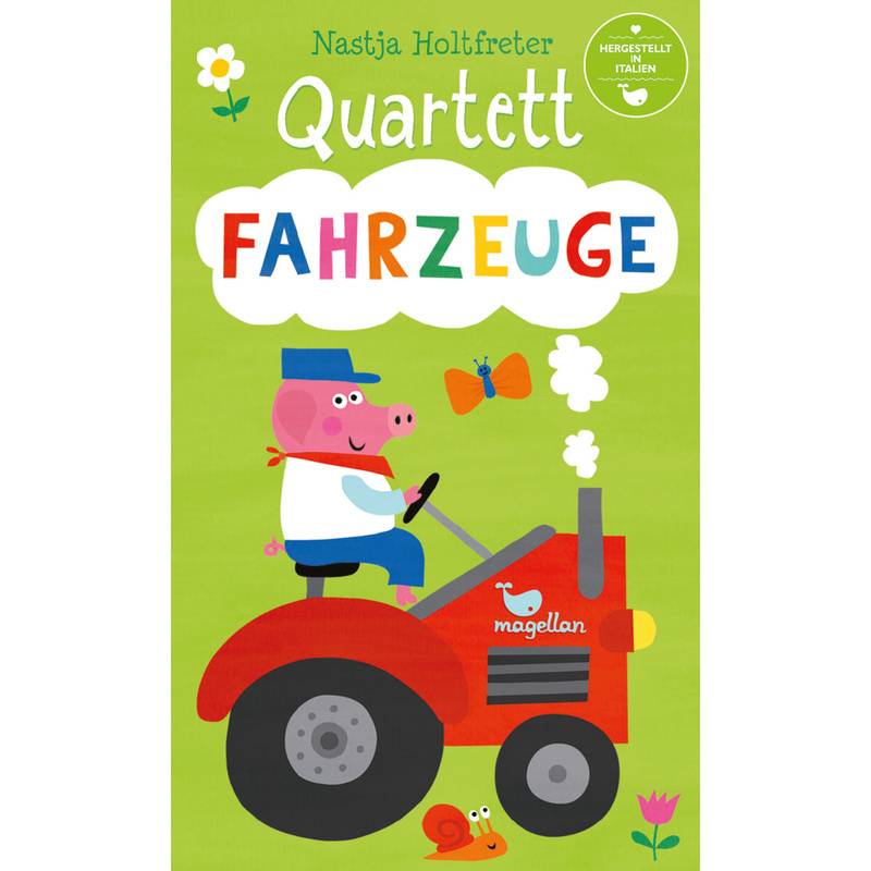 Kartenspiel QUARTETT - FAHRZEUGE in bunt von Magellan Verlag