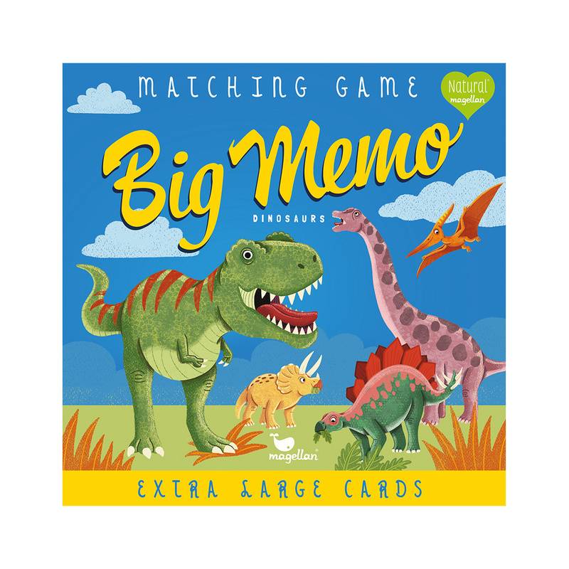 Memospiel BIG MEMO - DINOSAURS 16-teilig von Magellan Verlag