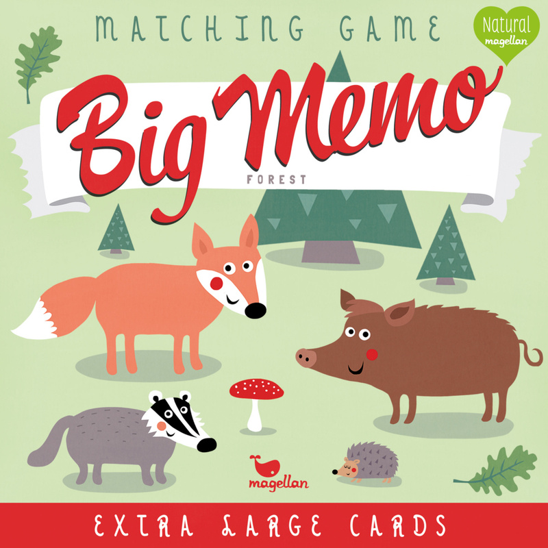 Memospiel BIG MEMO - FOREST 16-teilig von Magellan Verlag
