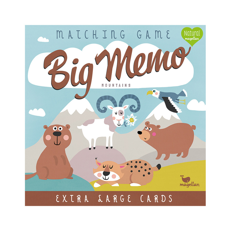 Memospiel BIG MEMO - MOUNTAINS 16-teilig von Magellan Verlag