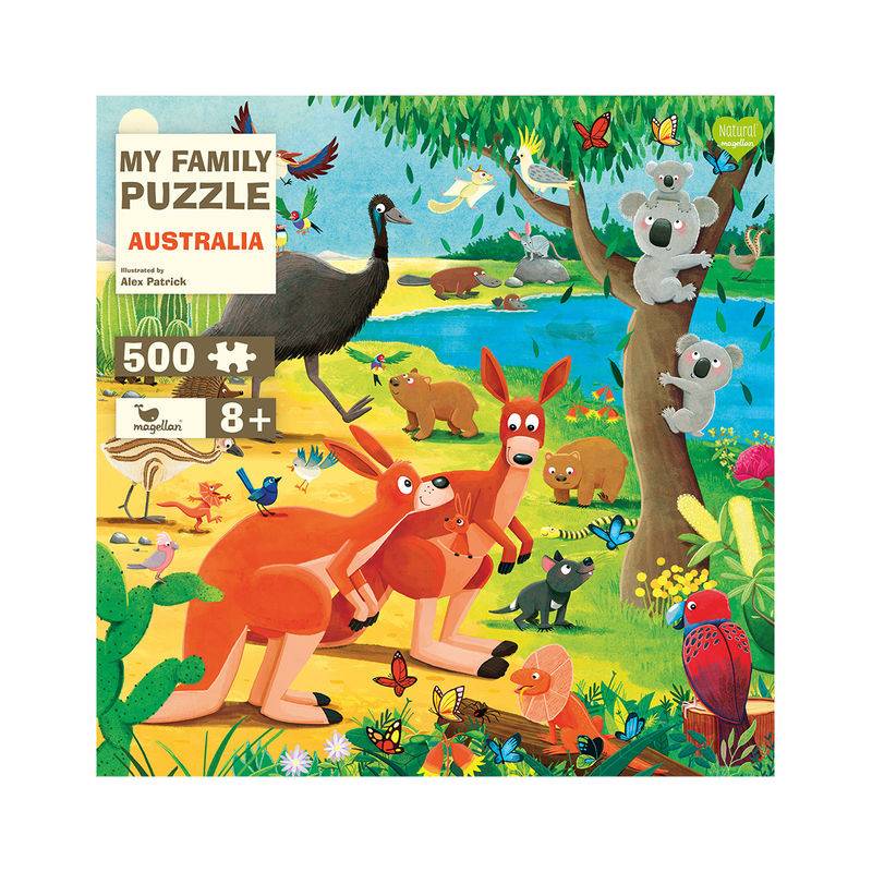 Puzzle MY FAMILY PUZZLE - AUSTRALIA 500-teilig von Magellan Verlag