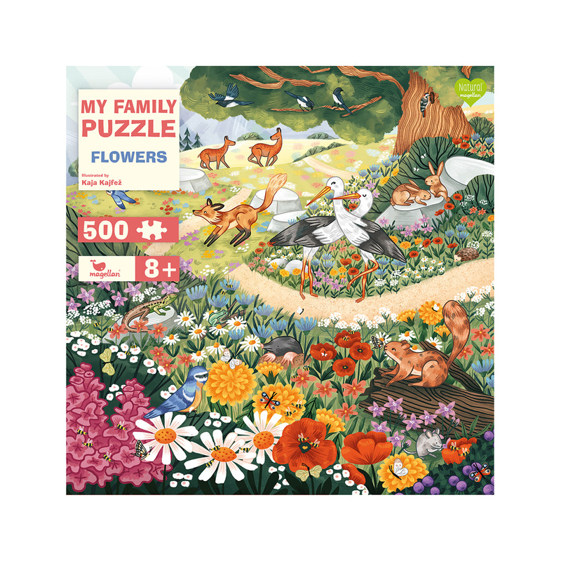Puzzle MY FAMILY PUZZLE – FLOWERS 500-teilig von Magellan Verlag