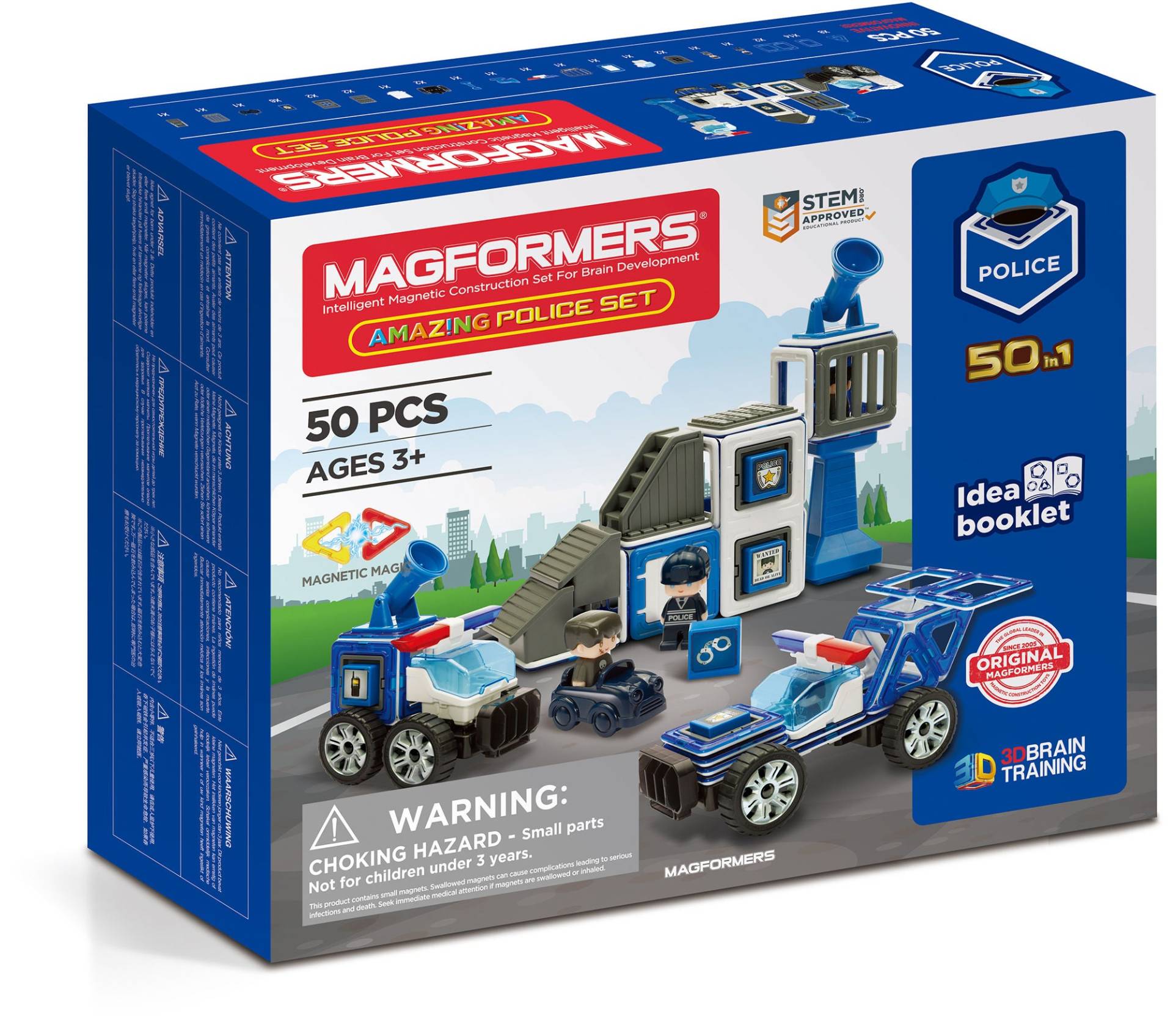 Magformers Bausatz Polizei 50 Teile von Magformers