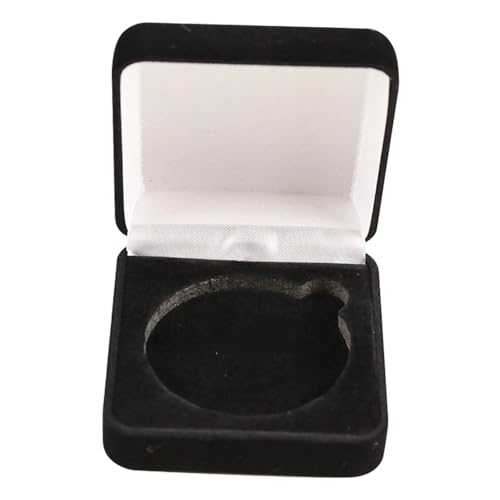 MagiDeal , Gedenkmünzenhalter, Geschenkbox staubdes Münzpräsentation für Souvenir, Schwarz von MagiDeal