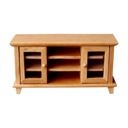 MagiDeal 1/12 Dollhouse Miniatur -Fernsehschrank, Holzmöbel Geschenk Miniatur Holz Fernsehständer, MagiDeal 1/12 Dollhouse Miniatur -Fernsehschrank, Holzmöbel Geschenk Miniatur Holz Fernsehständer, von MagiDeal