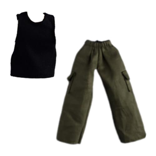 MagiDeal 1/12 Skala Figur Top und Hosen, Mini Weitbein langes Hosen -Kleid -Up -Outfit, für 6 '' männliche Puppen -Figurenkostüm anziehen, mit Weste MagiDeal 1/12 Skala Figur Top und Hosen, Mini Weitbein langes Hosen -Kleid -Up -Outfit, für 6 '' männliche Puppen -Figurenkostüm anziehen, mit Weste von MagiDeal