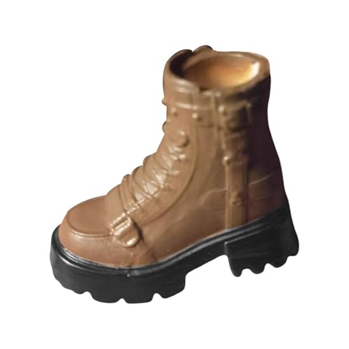 MagiDeal 1/12 Skala -Figurenstiefel Stiefelschuhe, Miniaturaktionsfiguren Kostüm, Mode, lässige Retro -Figurenstiefel für weibliche Figuren, Khaki MagiDeal 1/12 Skala -Figurenstiefel Stiefelschuhe, Miniaturaktionsfiguren Kostüm, Mode, lässige Retro -Figurenstiefel für weibliche Figuren, Khaki von MagiDeal