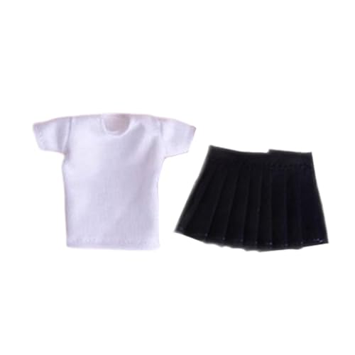 MagiDeal 1/12 weibliches Puppen -T -Shirt, Miniatur -T -Shirt mit kurzem Rock, handgefertigt MagiDeal 1/12 weibliches Puppen -T -Shirt, Miniatur -T -Shirt mit kurzem Rock, handgefertigt von MagiDeal