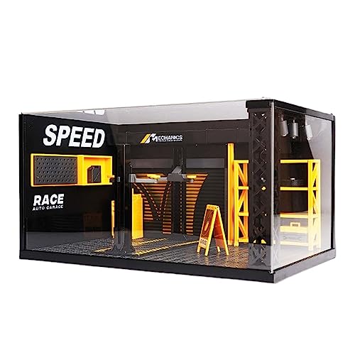 MagiDeal 1/24 Simulation Garage Vitrine Display Landschaft Modell DIY Montage Geschenke für Jugendliche, Erwachsene, Mit Brett MagiDeal 1/24 Simulation Garage Vitrine Display Landschaft Modell DIY Montage Geschenke für Jugendliche, Erwachsene, Mit Brett von MagiDeal