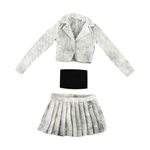 MagiDeal 1/6 -Skala -Kurzjacke, und Tube -Top Set für Frauen Figuren DIY Outfits sehen bequem aus, leichte Puppenkleidung Aussehen, Weiß Schwarz MagiDeal 1/6 -Skala -Kurzjacke, und Tube -Top Set für Frauen Figuren DIY Outfits sehen bequem aus, leichte Puppenkleidung Aussehen, Weiß Schwarz von MagiDeal